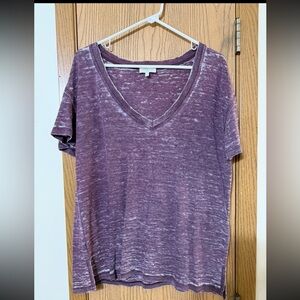 Lucky Brand Heathered Purple Top
